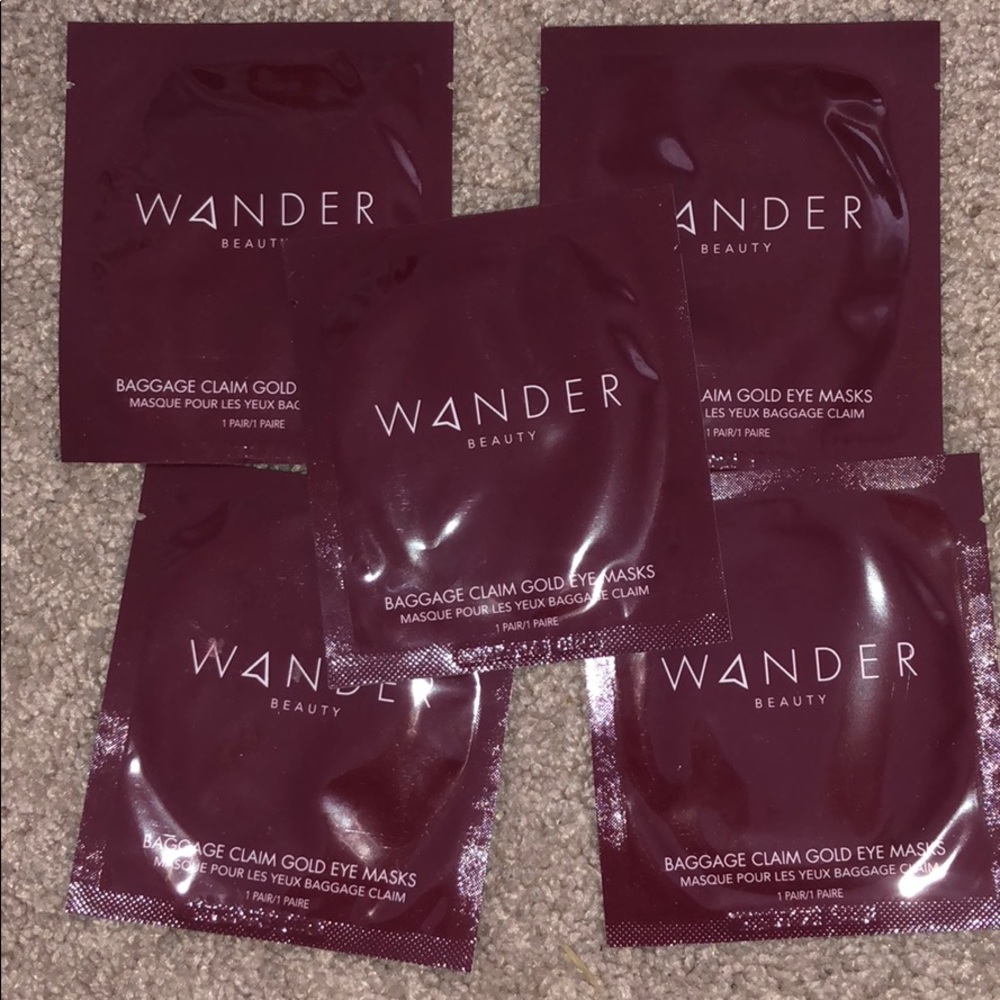 Gold eye masks!